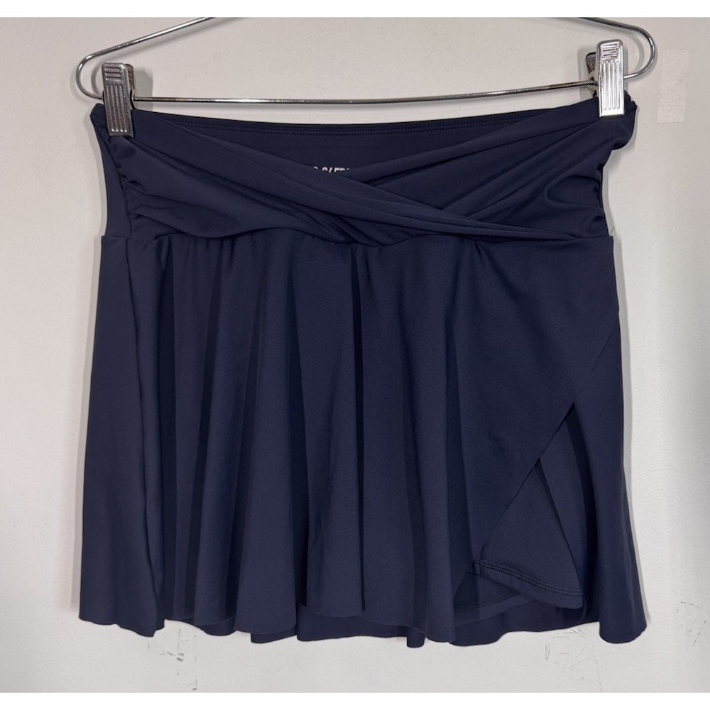 G4Free Navy Blue Athletic Skirt with Shorts Skort Size M Pickleball Tennis Golf